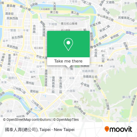 國泰人壽(總公司) map
