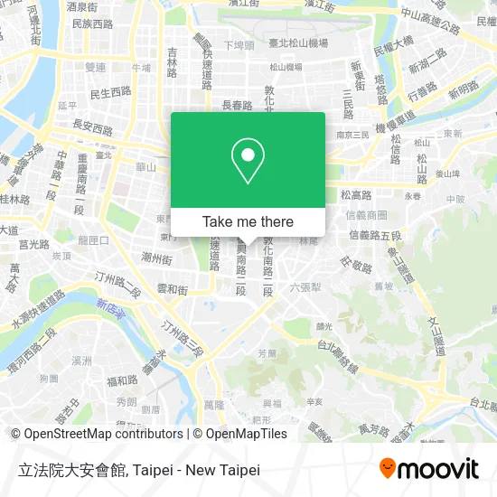 立法院大安會館地圖
