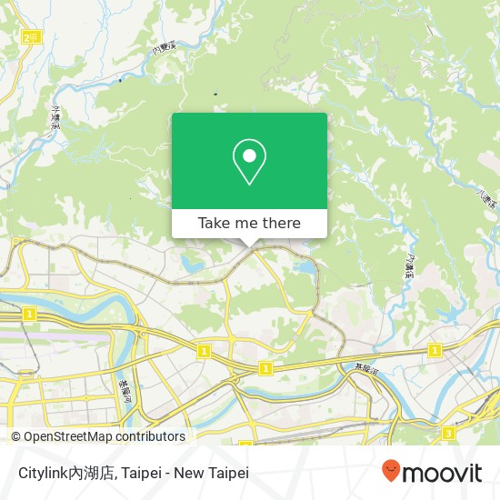 Citylink內湖店地圖