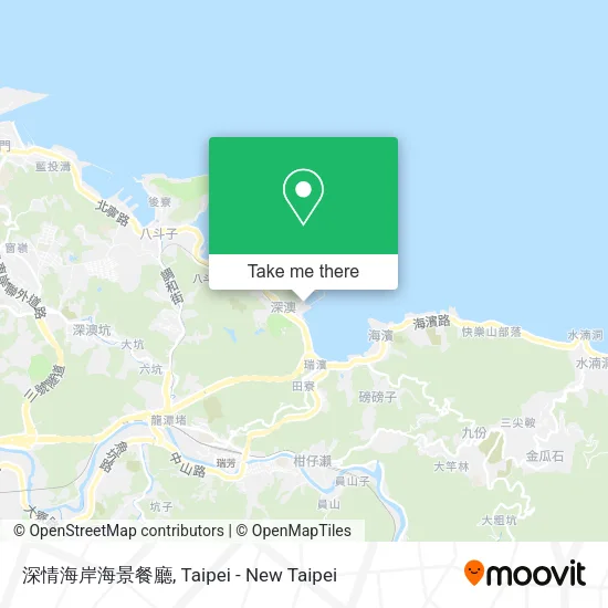 深情海岸海景餐廳地圖