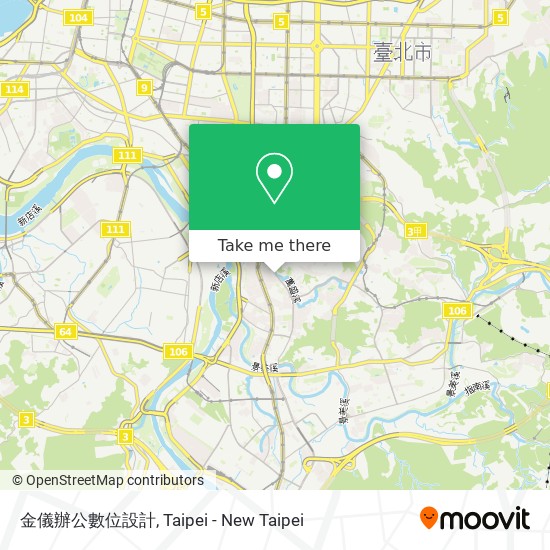 金儀辦公數位設計 map