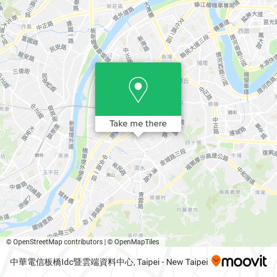 中華電信板橋Idc暨雲端資料中心 map