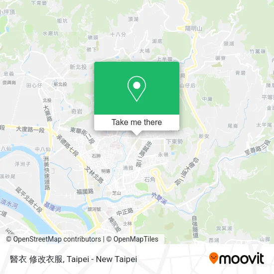 醫衣 修改衣服地圖