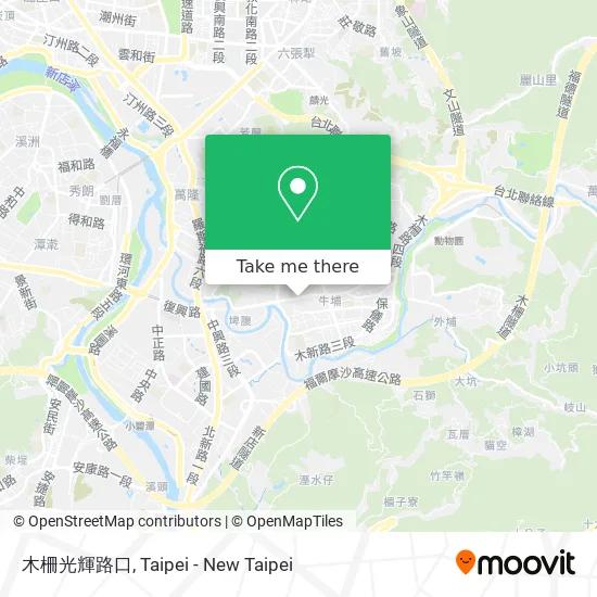 木柵光輝路口 map