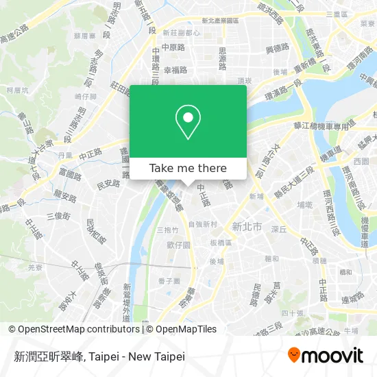 新潤亞昕翠峰 map