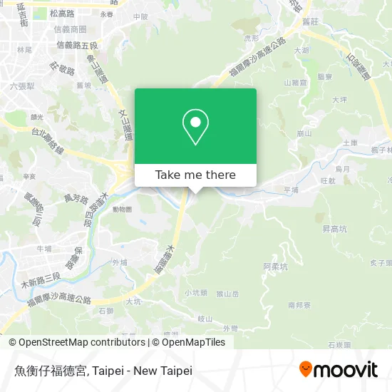 魚衡仔福德宮地圖