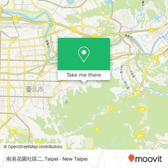 南港花園社區二 map