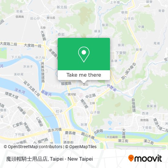 魔頭帽騎士用品店 map