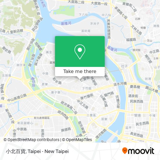 小北百貨 map