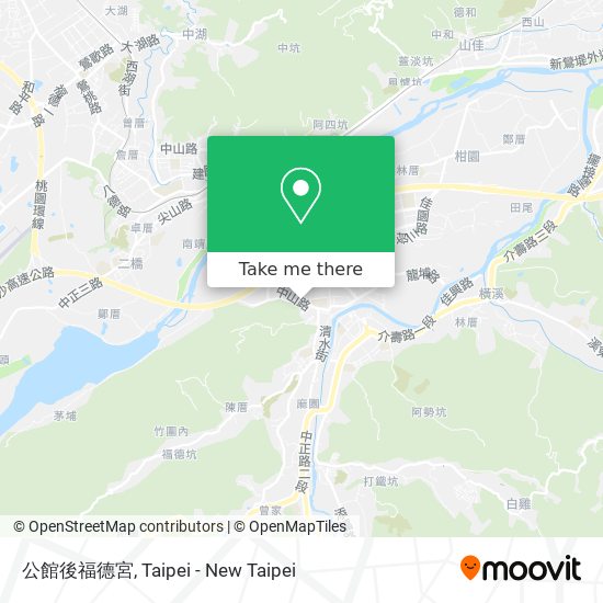 公館後福德宮 map