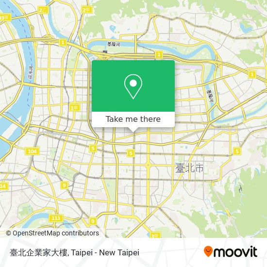 臺北企業家大樓地圖