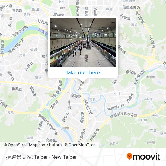 捷運景美站地圖