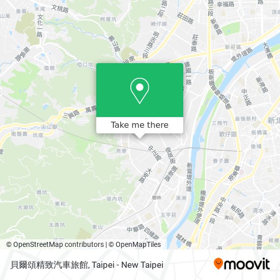 貝爾頌精致汽車旅館 map