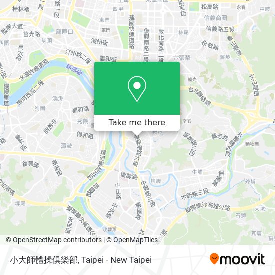 小大師體操俱樂部 map