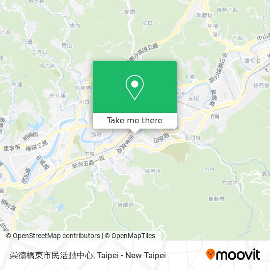 崇德橋東市民活動中心 map