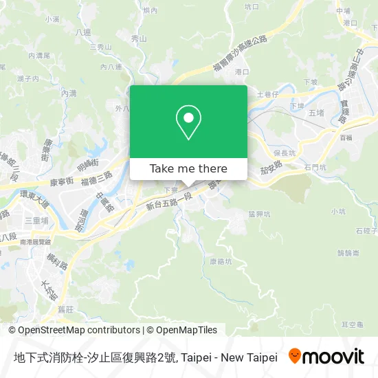 地下式消防栓-汐止區復興路2號 map