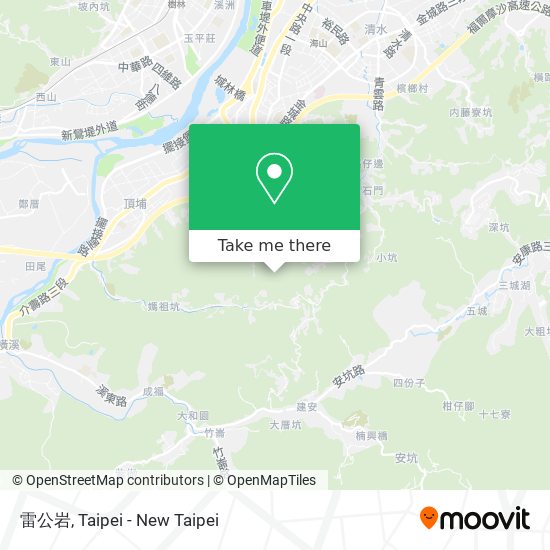 雷公岩 map