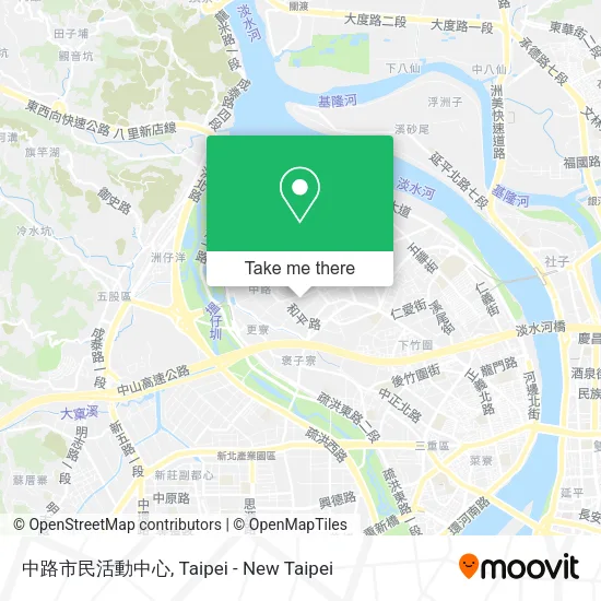 中路市民活動中心地圖