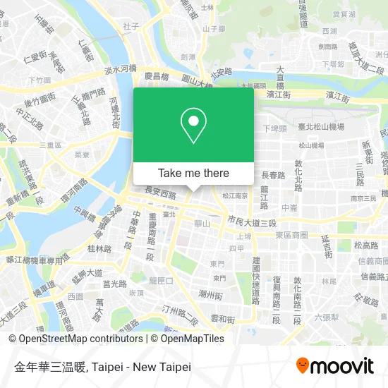 金年華三温暖 map