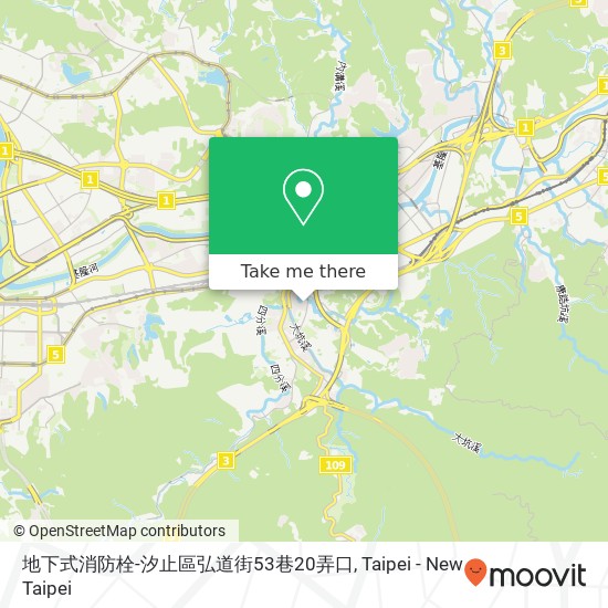 地下式消防栓-汐止區弘道街53巷20弄口 map