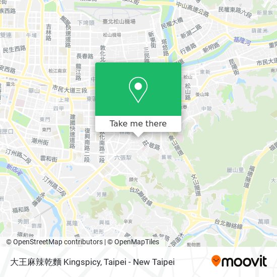 大王麻辣乾麵 Kingspicy map