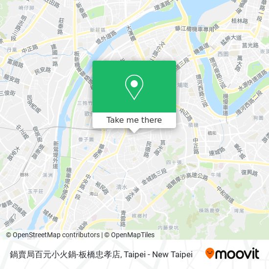 鍋賣局百元小火鍋-板橋忠孝店 map