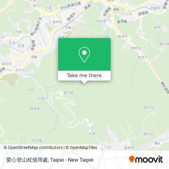 愛心登山杖借用處 map