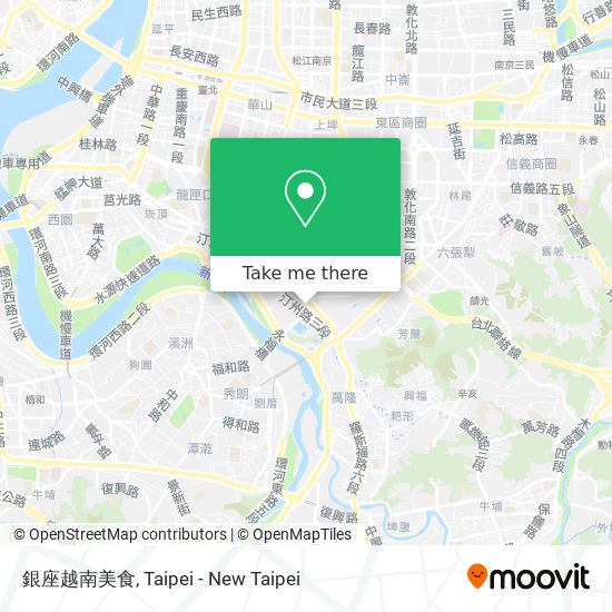 銀座越南美食 map