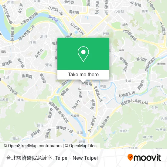 台北慈濟醫院急診室地圖
