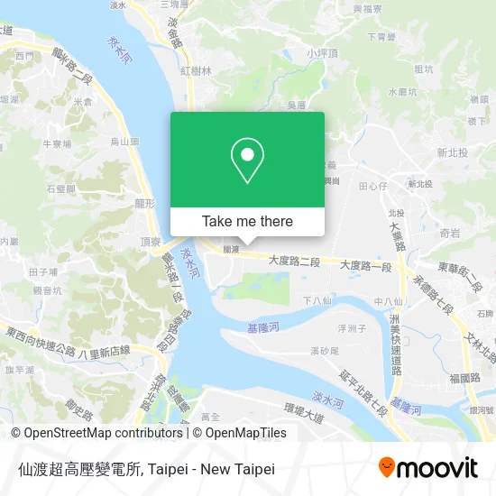 仙渡超高壓變電所地圖