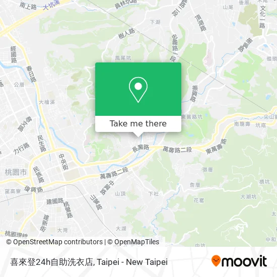 喜來登24h自助洗衣店 map