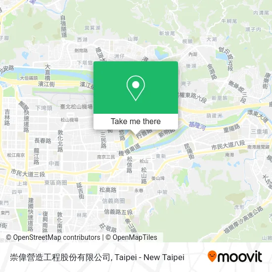 崇偉營造工程股份有限公司地圖
