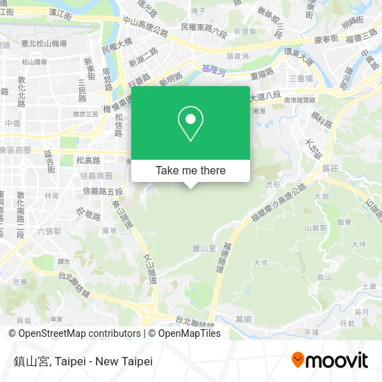 鎮山宮 map