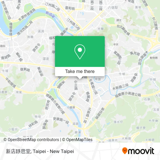 新店靜思堂地圖
