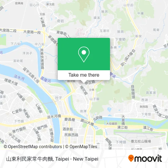 山東利民家常牛肉麵 map