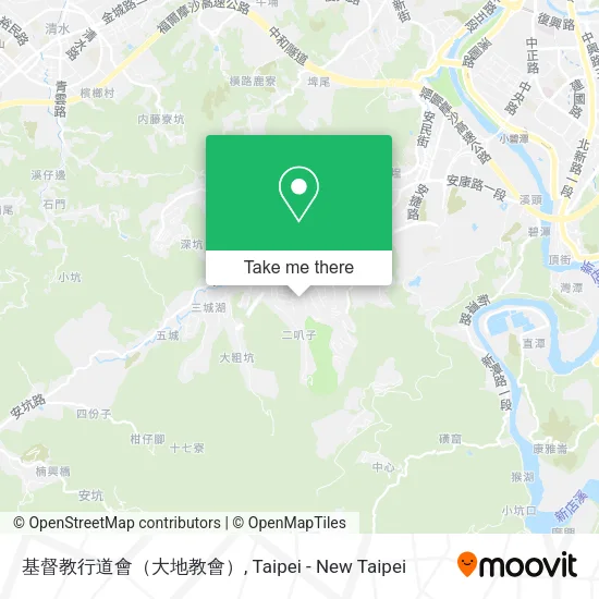 基督教行道會（大地教會） map