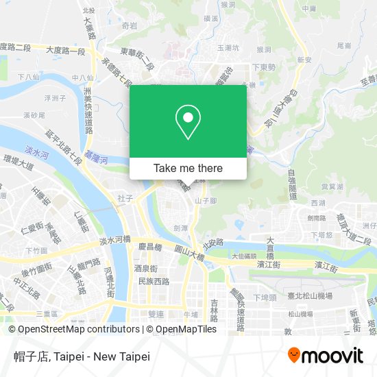 帽子店 map