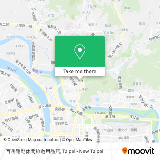百岳運動休閒旅遊用品店 map