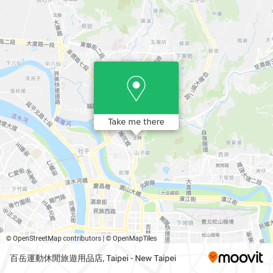 百岳運動休閒旅遊用品店地圖