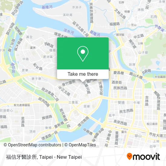 福信牙醫診所地圖
