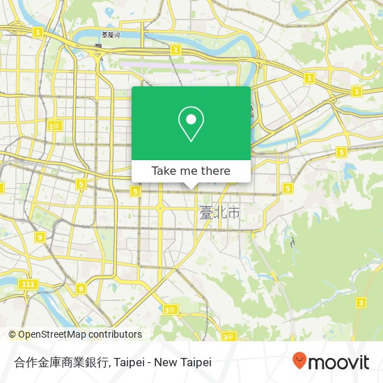 合作金庫商業銀行 map