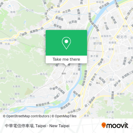 中華電信停車場 map