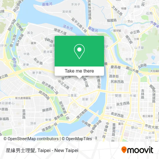 星緣男士理髮地圖