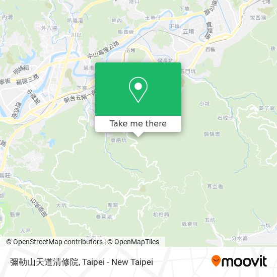 彌勒山天道清修院 map