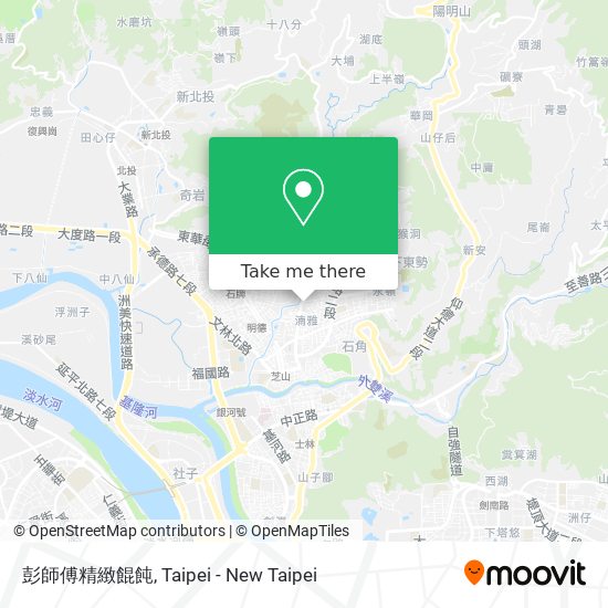 彭師傅精緻餛飩 map