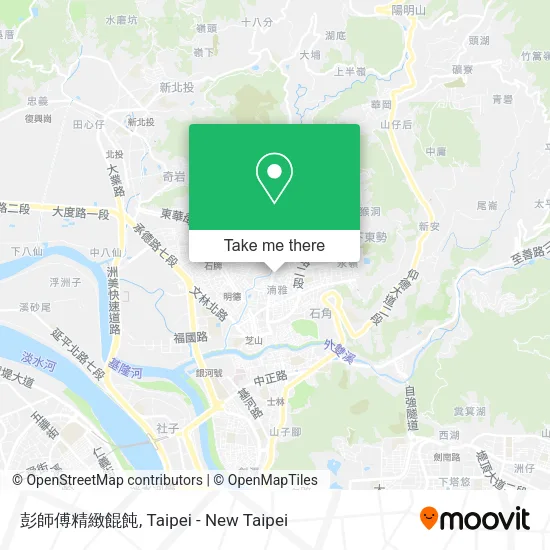 彭師傅精緻餛飩 map