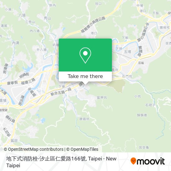 地下式消防栓-汐止區仁愛路166號地圖
