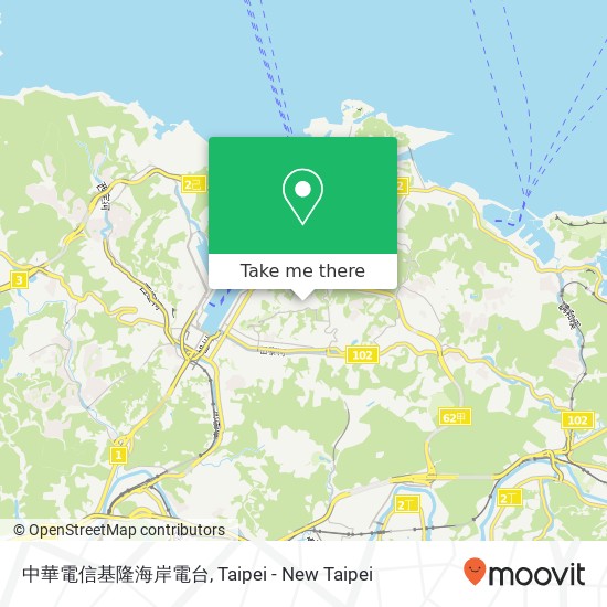 中華電信基隆海岸電台 map