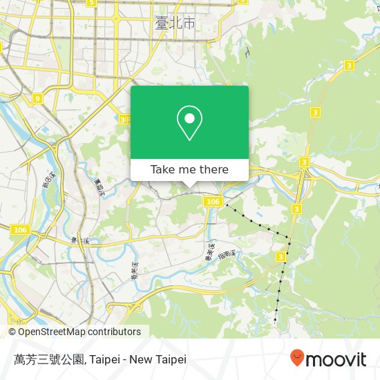 萬芳三號公園 map