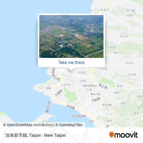 淡海新市鎮地圖